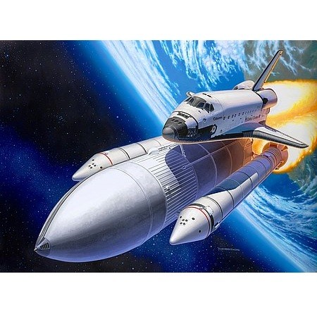 Revell Gift Set Space Shuttle & Booster Rockets 40th Anniversary 1:144 - KP JÁTÉK