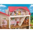 Sylvanian Families Piros tetős vidéki ház világítással - KP JÁTÉK