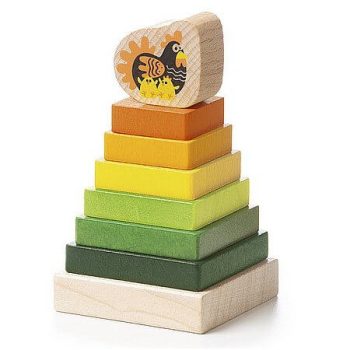 Cubika Piramis tyúkanyóval 8 db-os - KP JÁTÉK