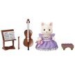 Sylvanian Families Városi csellóművész selyem cica - KP JÁTÉK