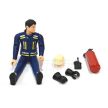 Bruder Bworld Tűzoltó figura kiegészítőkkel - KP JÁTÉK