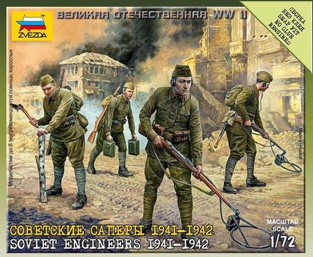 Zvezda Soviet Engineers 1941-1942 1:72 - KP JÁTÉK