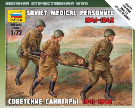 Zvezda Soviet Medical Personnel 1941-42 1:72 - KP JÁTÉK