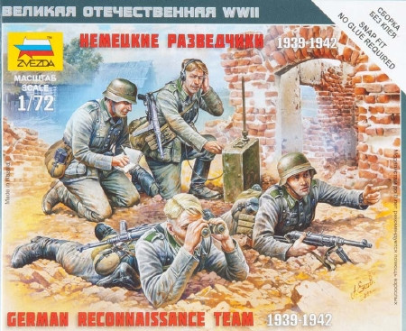 Zvezda German Reconnaissance Team 1:72 - KP JÁTÉK