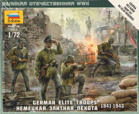 Zvezda German Elite Troops 1939-43 1:72 - KP JÁTÉK