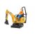Bruder Bworld JCB Micro markológép 8010 CTS építőipari munkással - KP JÁTÉK