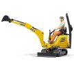 Bruder Bworld JCB Micro markológép 8010 CTS építőipari munkással - KP JÁTÉK