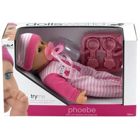 Phoebe puha baba - 30 cm - KP JÁTÉK