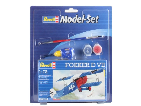 Revell Model Set - Fokker D VII 1:72 - KP JÁTÉK