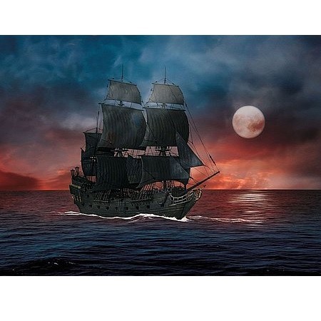 Revell Model szett Pirate Ship Black Pearl 1:150 - KP JÁTÉK