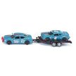 SIKU Dodge Charger és Dodge versenyautó utánfutón - KP JÁTÉK