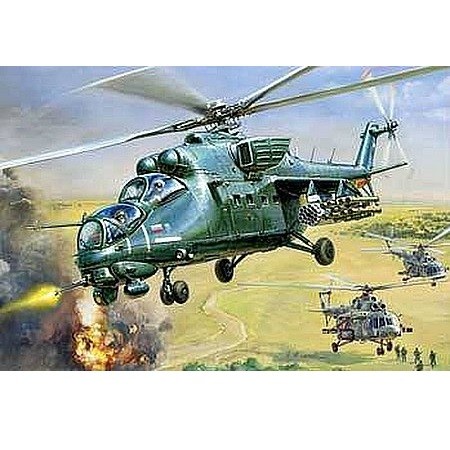 Zvezda Mil Mi-35 Soviet Helicopter 1:72 - KP JÁTÉK