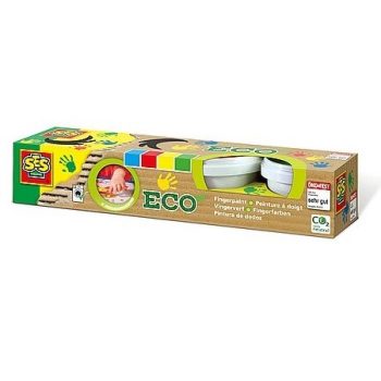 SES Eco 4 tégelyes ujjfesték - KP JÁTÉK