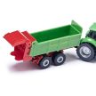 SIKU Deutz-Fahr traktor univerzális szóró utánfutóval - KP JÁTÉK