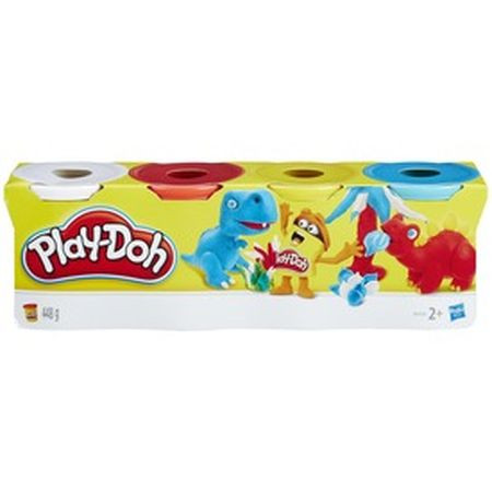 Play-Doh 4 tégelyes gyurma - klasszikus színek - KP JÁTÉK