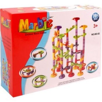 Marble 105 darabos műanyag golyópálya - KP JÁTÉK