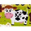 Janod Farm állatok tapintós puzzle 20 db - KP JÁTÉK