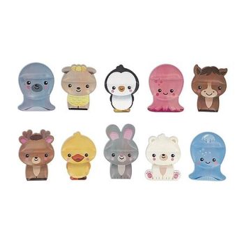 Janod tapassz a csempére állatok fürdőjáték - KP JÁTÉK