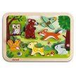 Janod Erdő 7 darabos fa puzzle - 3D - KP JÁTÉK