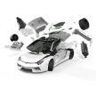 Airfix Lamborghini Aventador white - KP JÁTÉK