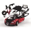 Airfix Bugatti 16.4 Veyron black/red - KP JÁTÉK