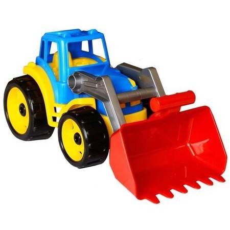 Színes műanyag traktor - többféle (55347)